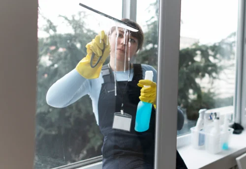 Nettoyage de vitres intérieures et extérieures à Thivars